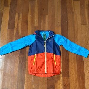 L.L. Bean Kids Raincoat - Blue and Red